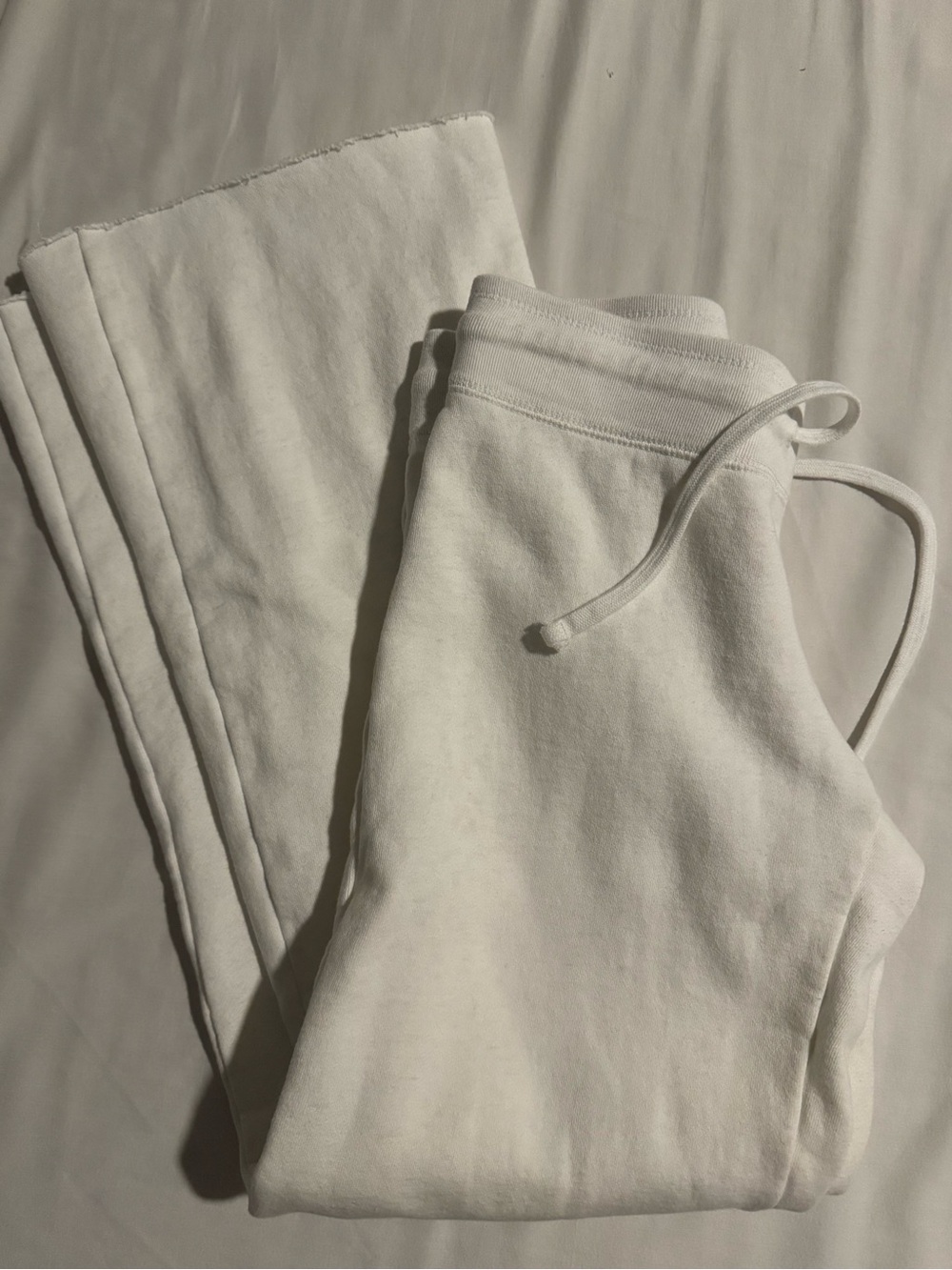 Brandy Melville heathered white sweatpants
